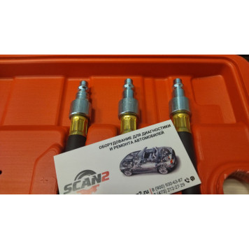 Компрессометр бензиновый с гибкими шлангами Car-Tool CT-N0114-4